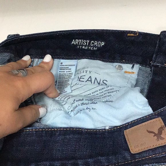 American Eagle Artist Crop Jeans - Picture 6 of 6